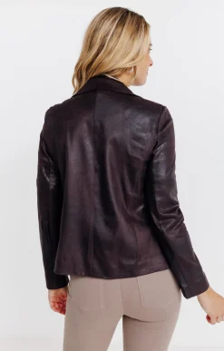 Vestes<Armand Thiery Blouson biker - Chocolat