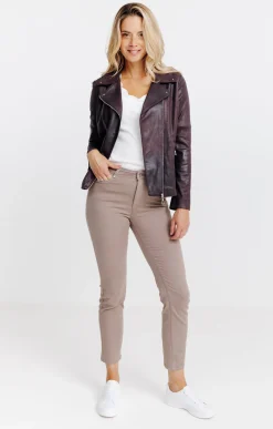 Vestes<Armand Thiery Blouson biker - Chocolat