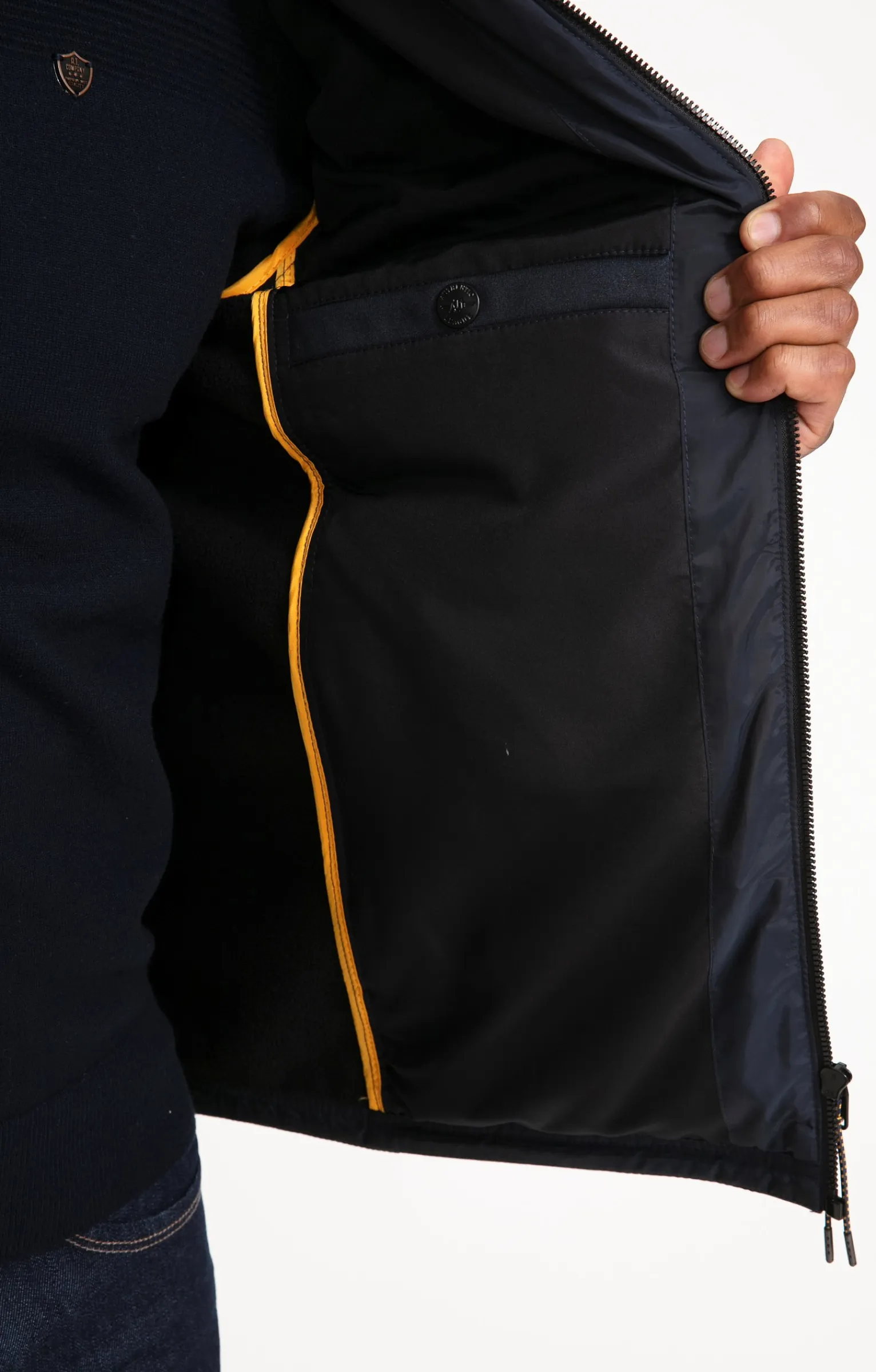 Parkas & Blousons<Armand Thiery Blouson DENIS HOOD - Marine