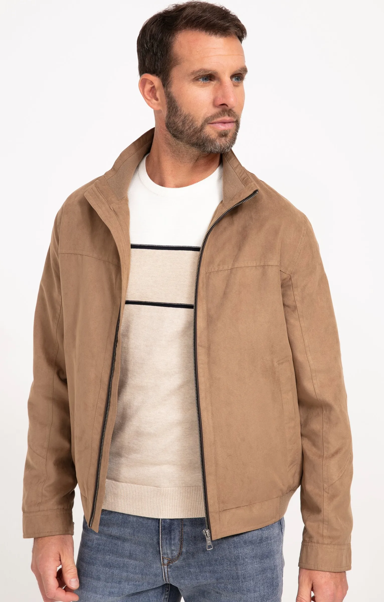 Parkas & Blousons<Armand Thiery Blouson Jack - Beige
