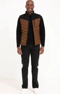 Parkas & Blousons<Armand Thiery Blouson sans manches DD DENIS - Camel