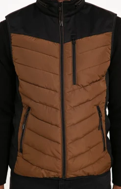 Parkas & Blousons<Armand Thiery Blouson sans manches DD DENIS - Camel