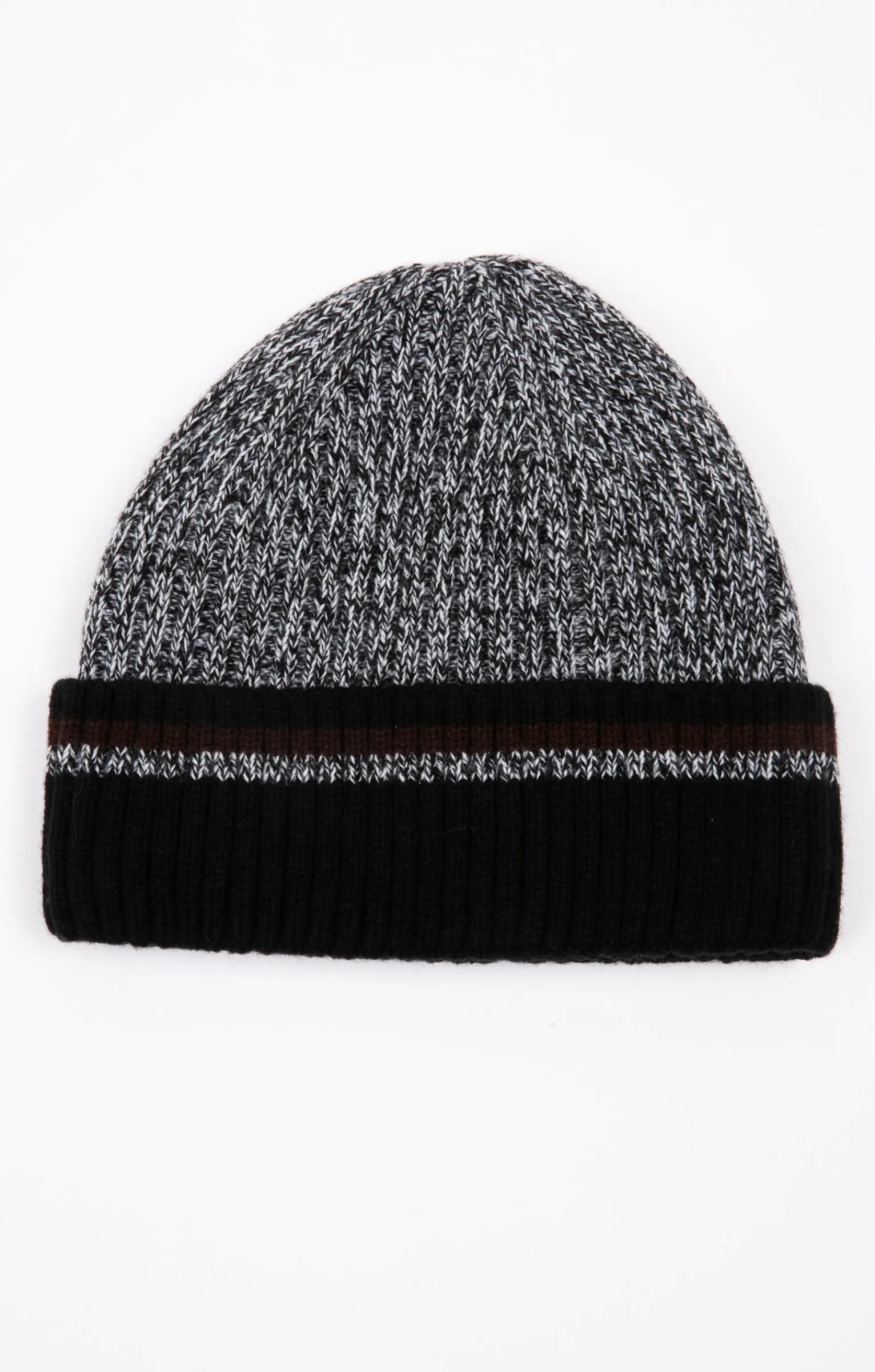 Accessoires<Armand Thiery BONNET MOULINE RAYÉ - Noir