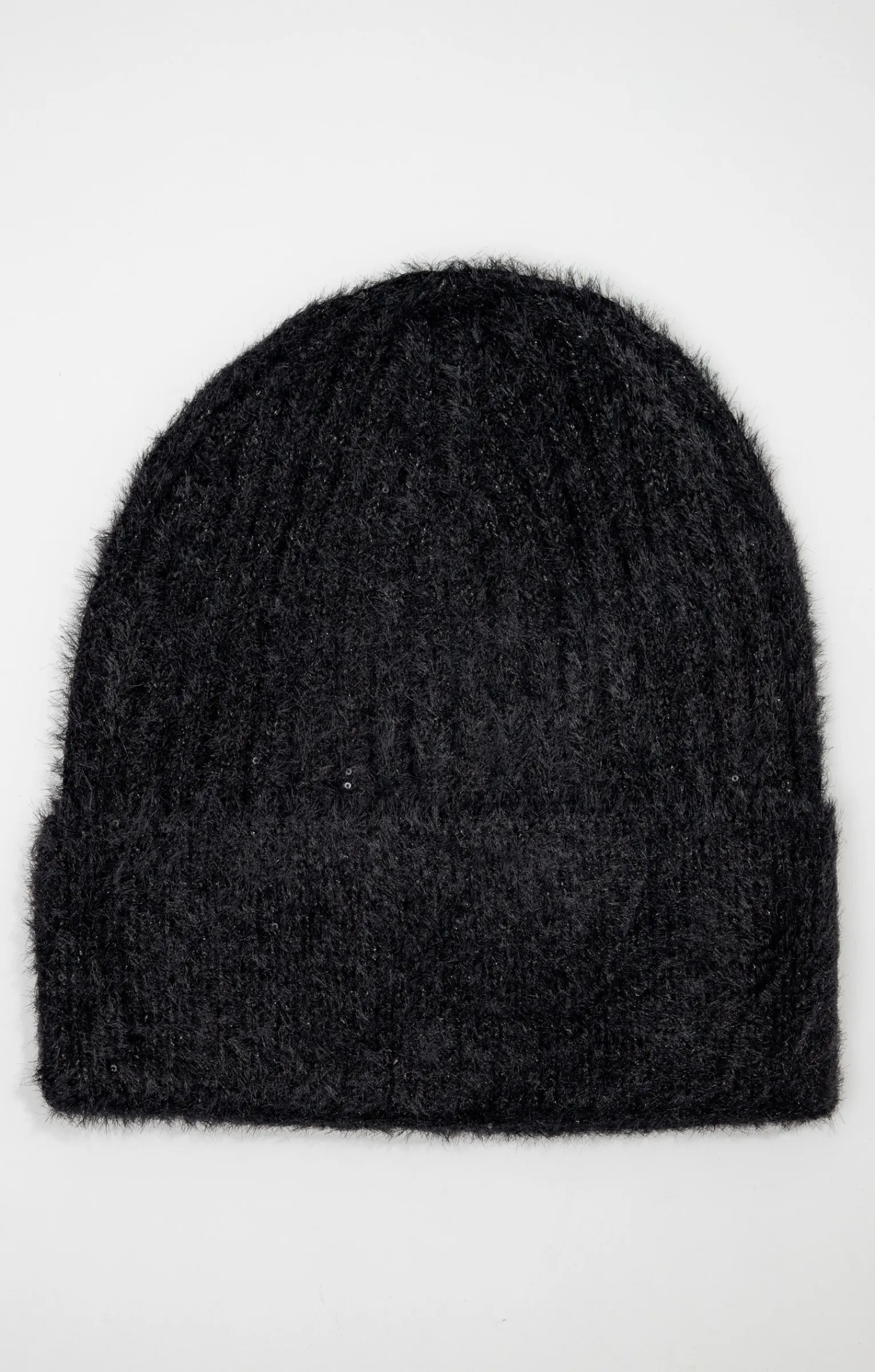Accessoires<Armand Thiery Bonnet uni avec fils métalliques sequins - Noir