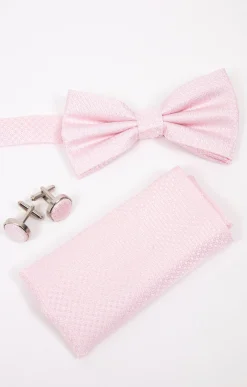 Cravates<Armand Thiery Box 1 noeud, 1 pochette, 2 boutons - Rose