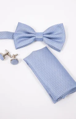 Cravates<Armand Thiery Box avec 1 noeud,1 pochette et 2 boutons - Bleuciel