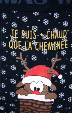 Sous-vêtements & Nuit<Armand Thiery Boxer chaud - Marine