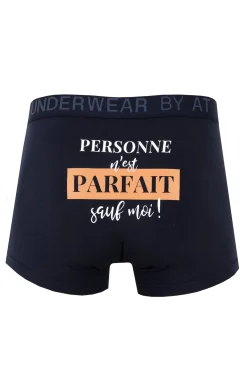 Sous-vêtements & Nuit<Armand Thiery Boxer Personne n'est parfait - Marine