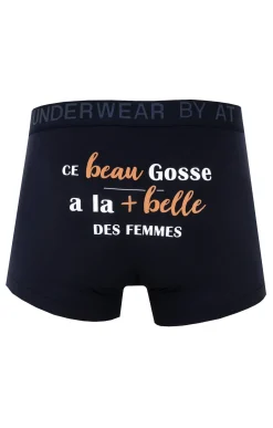 Sous-vêtements & Nuit<Armand Thiery Boxer Plus Belle - Marine