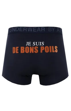 Sous-vêtements & Nuit<Armand Thiery Boxer Poils - Marine