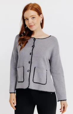 Pulls & Cardigans<Armand Thiery Cardigan boutonné - Grismoyen