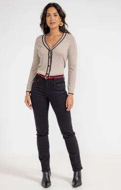 Pulls & Cardigans<Armand Thiery Cardigan boutonné - Taupe