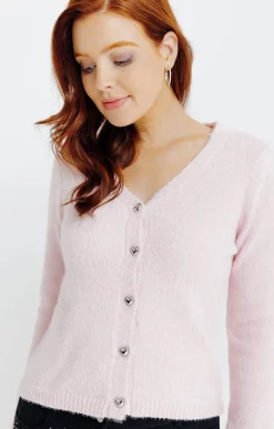 Pulls & Cardigans<Armand Thiery Cardigan boutonné - Rose