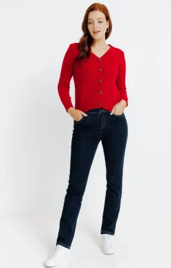 Pulls & Cardigans<Armand Thiery Cardigan boutonné - Rouge
