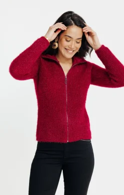 Pulls & Cardigans<Armand Thiery Cardigan col camionneur - Bordeaux