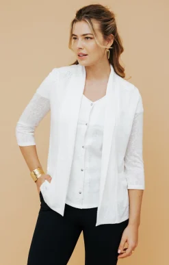 Pulls & Cardigans<Armand Thiery Cardigan col écharpe - Écru