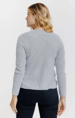 Pulls & Cardigans<Armand Thiery Cardigan col V - Grisclair