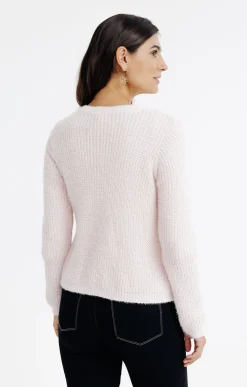 Pulls & Cardigans<Armand Thiery CARDIGAN COTE ANGLAISE - Rose