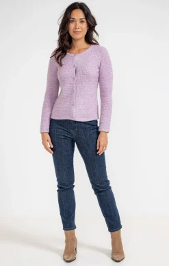 Pulls & Cardigans<Armand Thiery Cardigan fantaisie - Lilas
