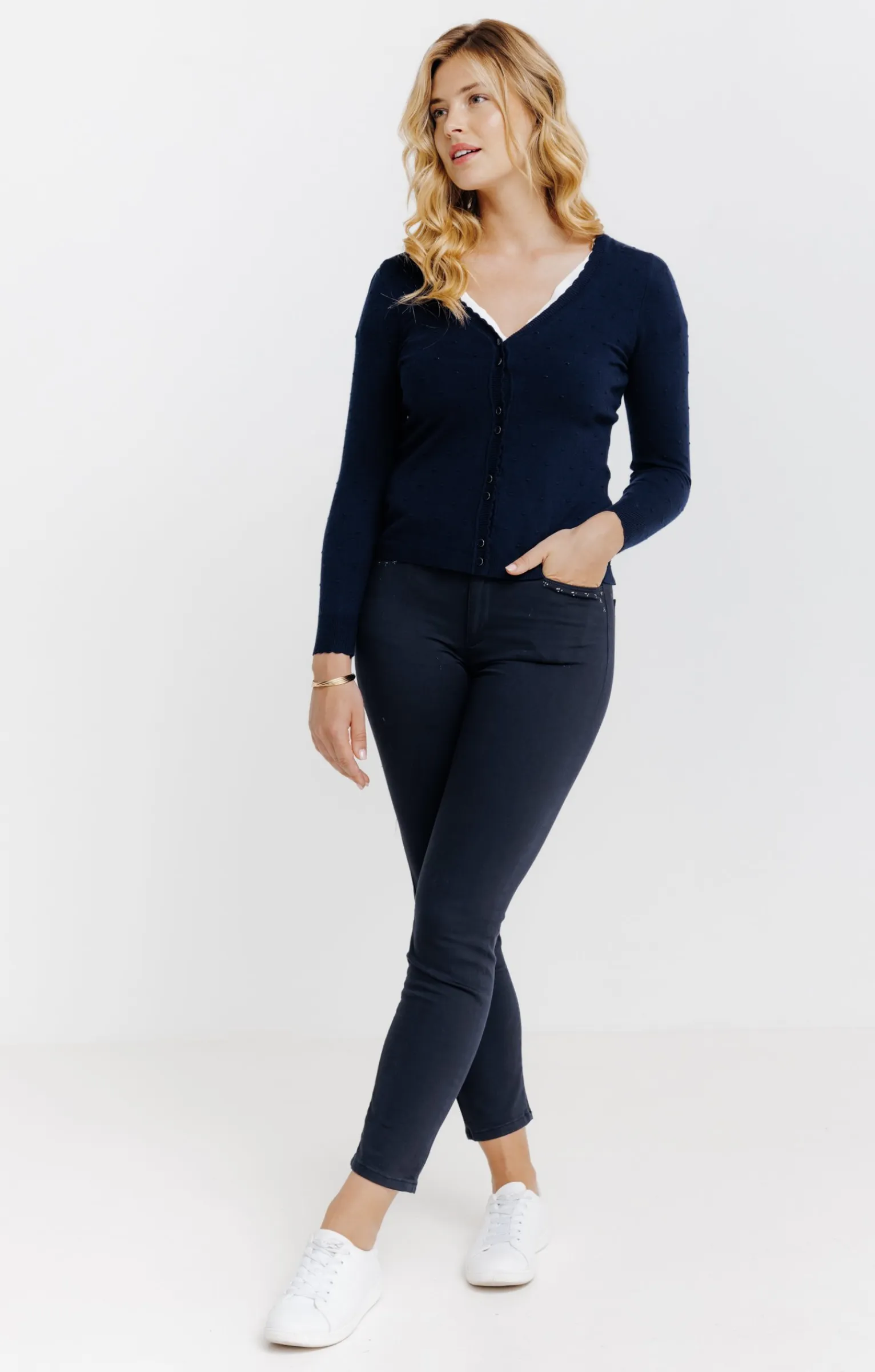 Pulls & Cardigans<Armand Thiery Cardigan fantaisie - Marine