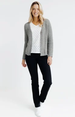 Pulls & Cardigans<Armand Thiery Cardigan maille anglaise - Kakiclair
