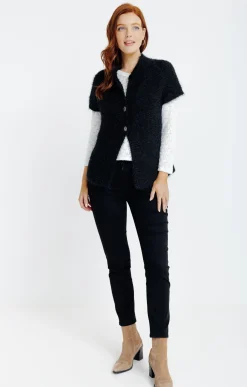 Pulls & Cardigans<Armand Thiery Cardigan maille fluffy - Noir