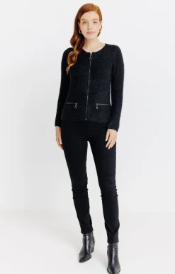 Pulls & Cardigans<Armand Thiery Cardigan maille fluffy - Noir