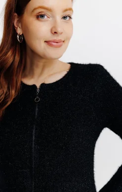 Pulls & Cardigans<Armand Thiery Cardigan maille fluffy - Noir
