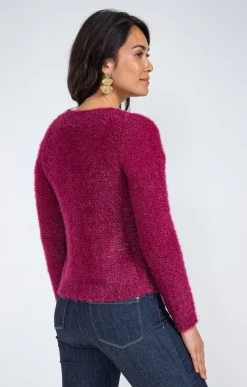 Pulls & Cardigans<Armand Thiery Cardigan maille fluffy - Liedevin