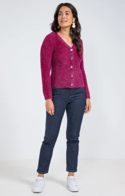 Pulls & Cardigans<Armand Thiery Cardigan maille fluffy - Liedevin