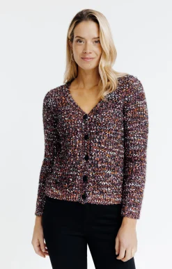 Pulls & Cardigans<Armand Thiery Cardigan maille popcorn - Noir
