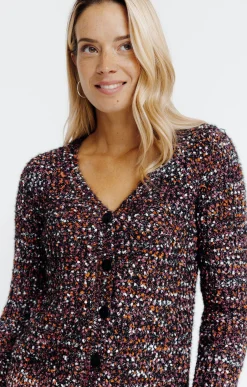 Pulls & Cardigans<Armand Thiery Cardigan maille popcorn - Noir