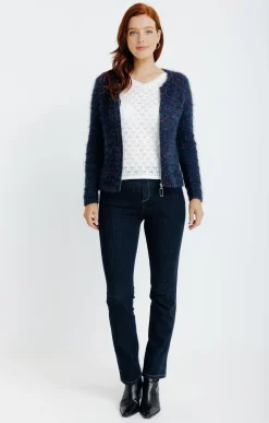 Pulls & Cardigans<Armand Thiery Cardigan maille popcorn - Marine