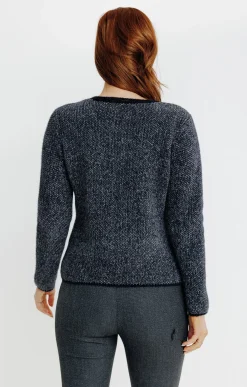 Pulls & Cardigans<Armand Thiery CARDIGAN MATIERE FANTAISIE - Grismoyen