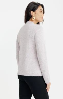 Pulls & Cardigans<Armand Thiery CARDIGAN MATIERE FANTAISIE - Rose