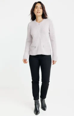 Pulls & Cardigans<Armand Thiery CARDIGAN MATIERE FANTAISIE - Rose
