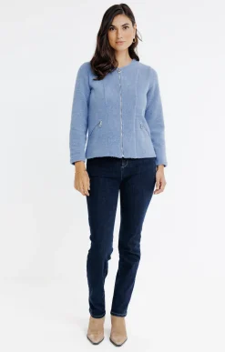 Pulls & Cardigans<Armand Thiery Cardigan matière fantaisie - Indigo