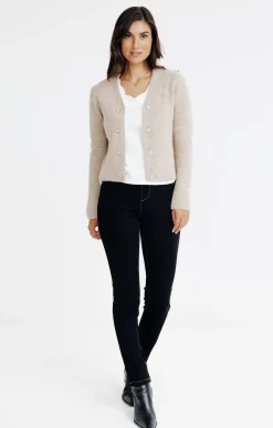 Pulls & Cardigans<Armand Thiery CARDIGAN POINT FANTAISIE - Beige