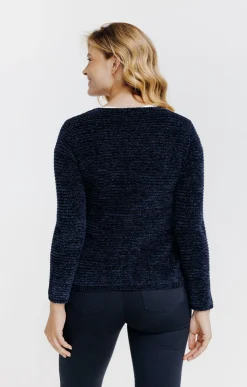 Pulls & Cardigans<Armand Thiery Cardigan zippé - Marine