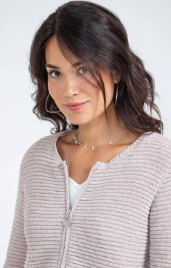 Pulls & Cardigans<Armand Thiery Cardigan zippé - Grège