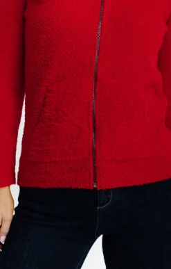Pulls & Cardigans<Armand Thiery Cardigan zippé - Rouge