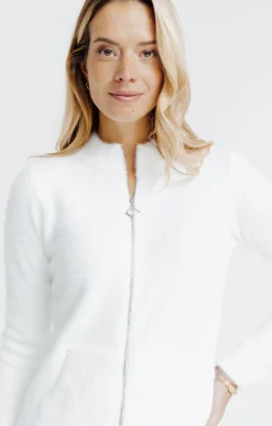 Pulls & Cardigans<Armand Thiery Cardigan zippé - Écru