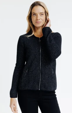 Pulls & Cardigans<Armand Thiery Cardigan zippé - Noir