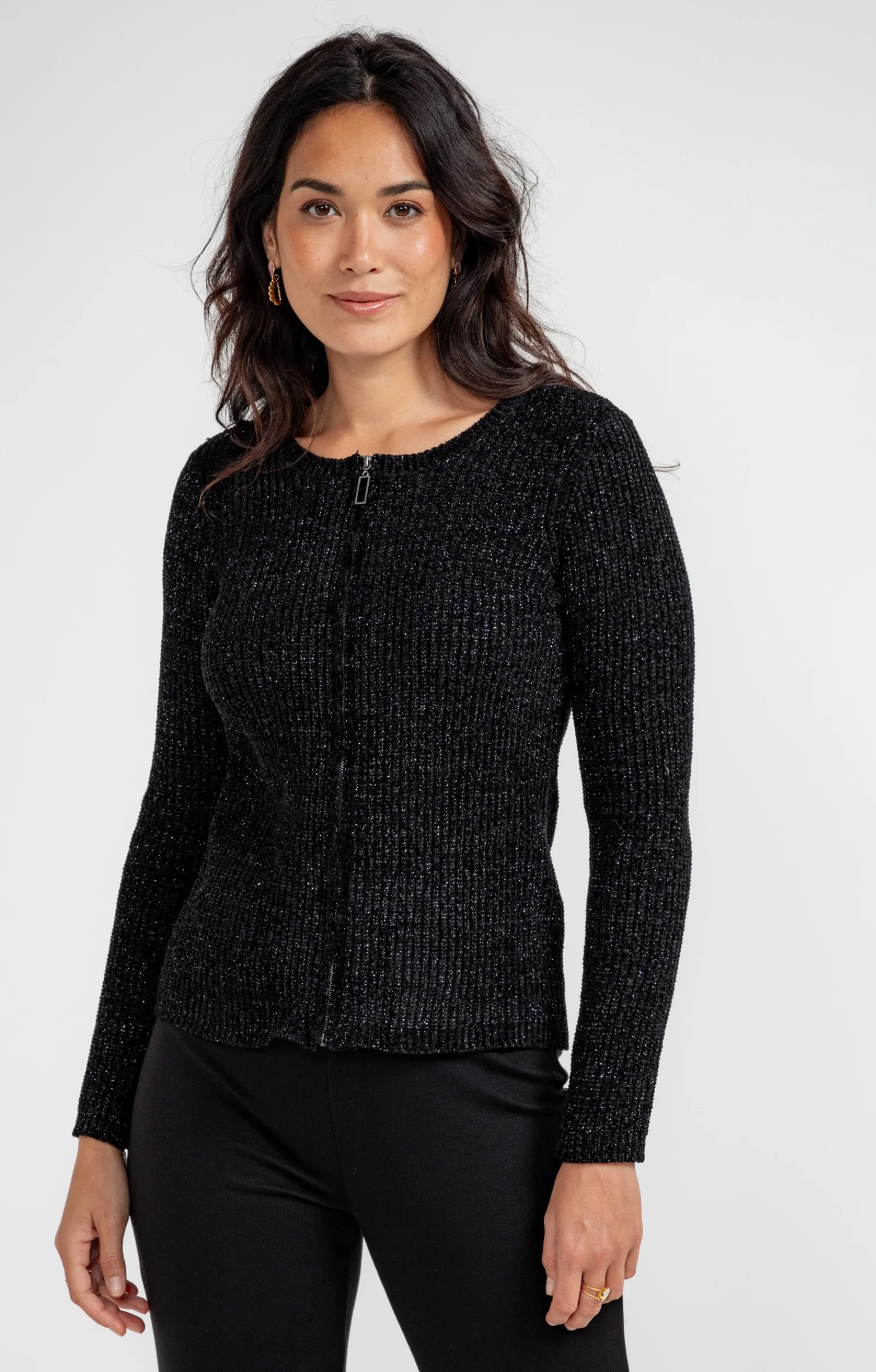 Pulls & Cardigans<Armand Thiery Cardigan zippé - Noir