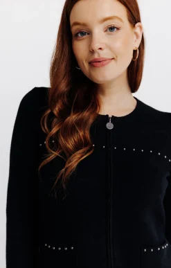 Pulls & Cardigans<Armand Thiery Cardigan zippé - Noir