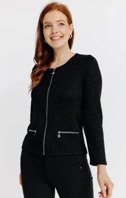 Pulls & Cardigans<Armand Thiery Cardigan zippé - Noir
