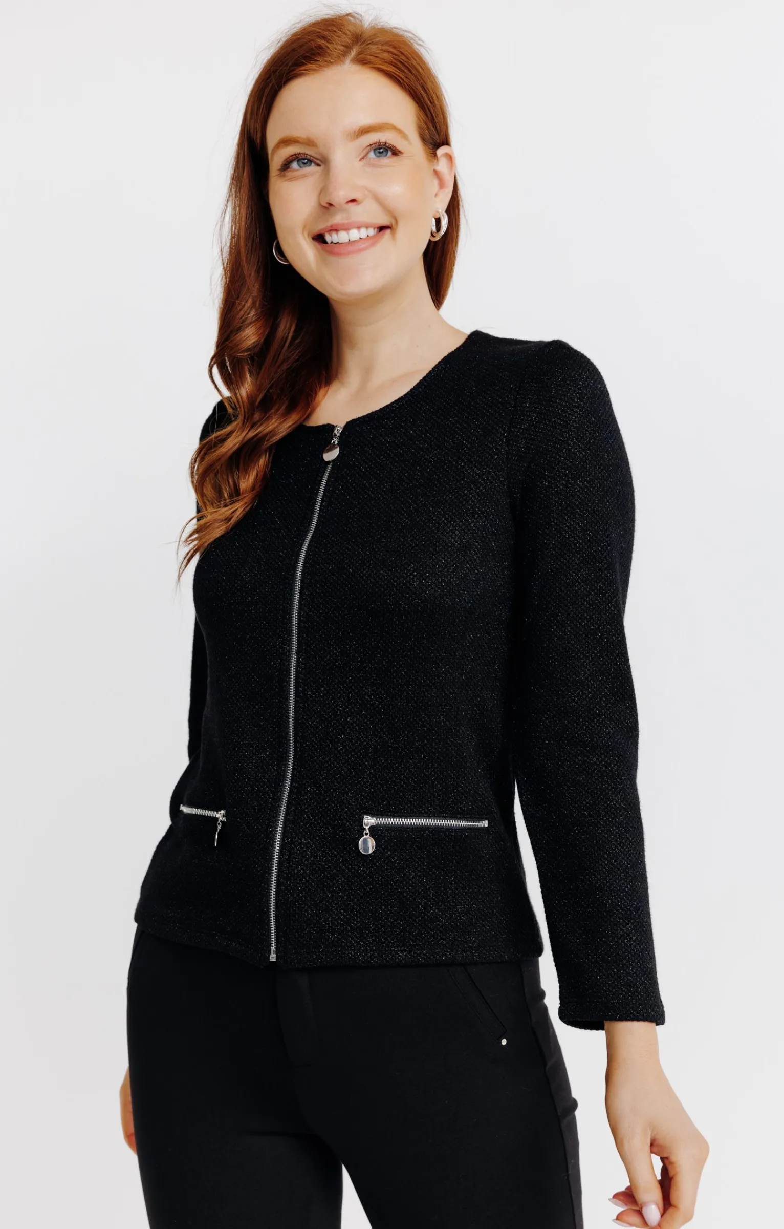 Pulls & Cardigans<Armand Thiery Cardigan zippé - Noir
