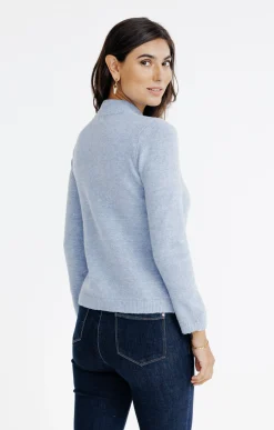 Pulls & Cardigans<Armand Thiery CARDIGAN ZIPPE - Bleuciel