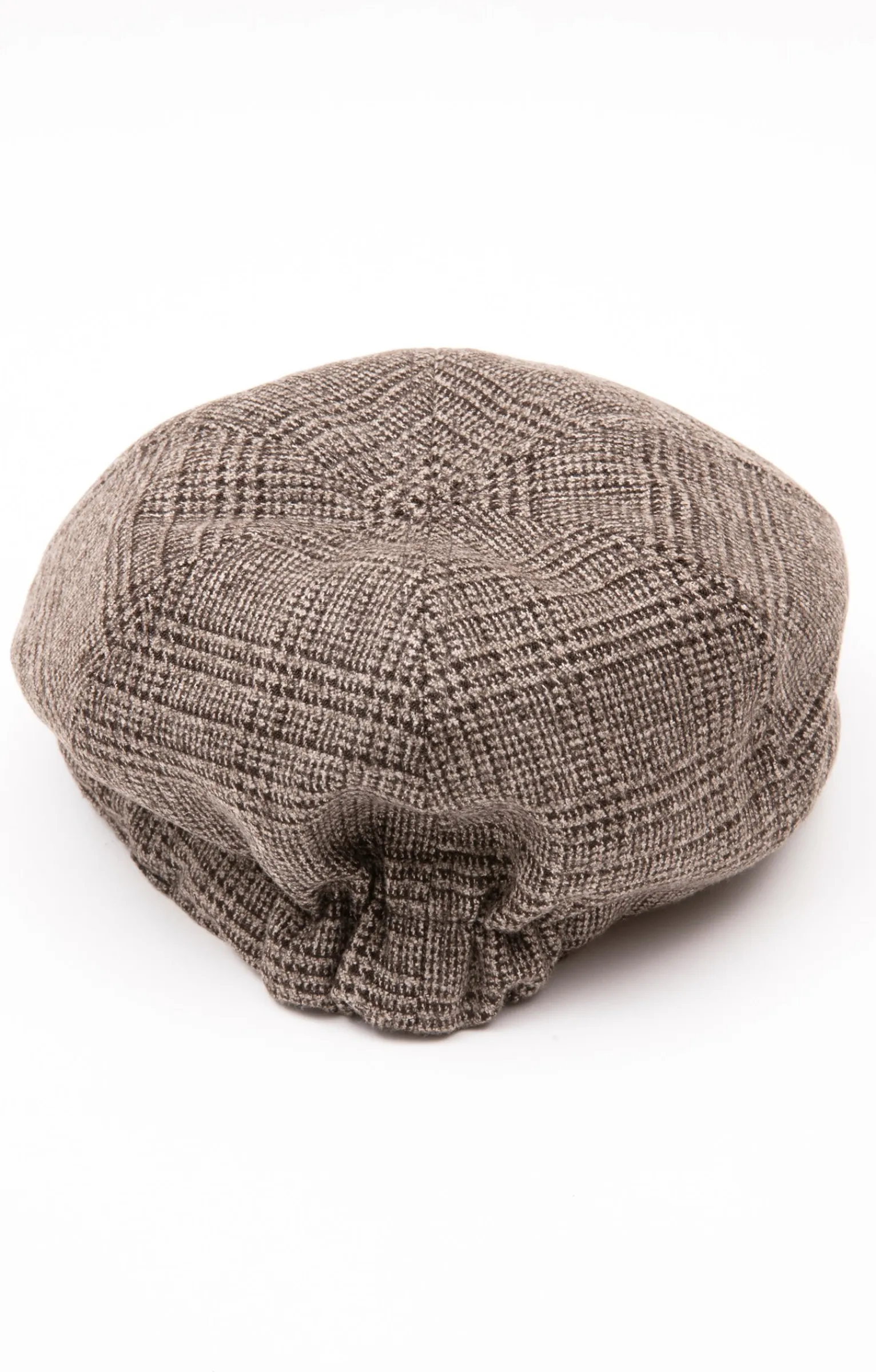 Accessoires<Armand Thiery CASQUETTE PLATE CARREAUX - Beige