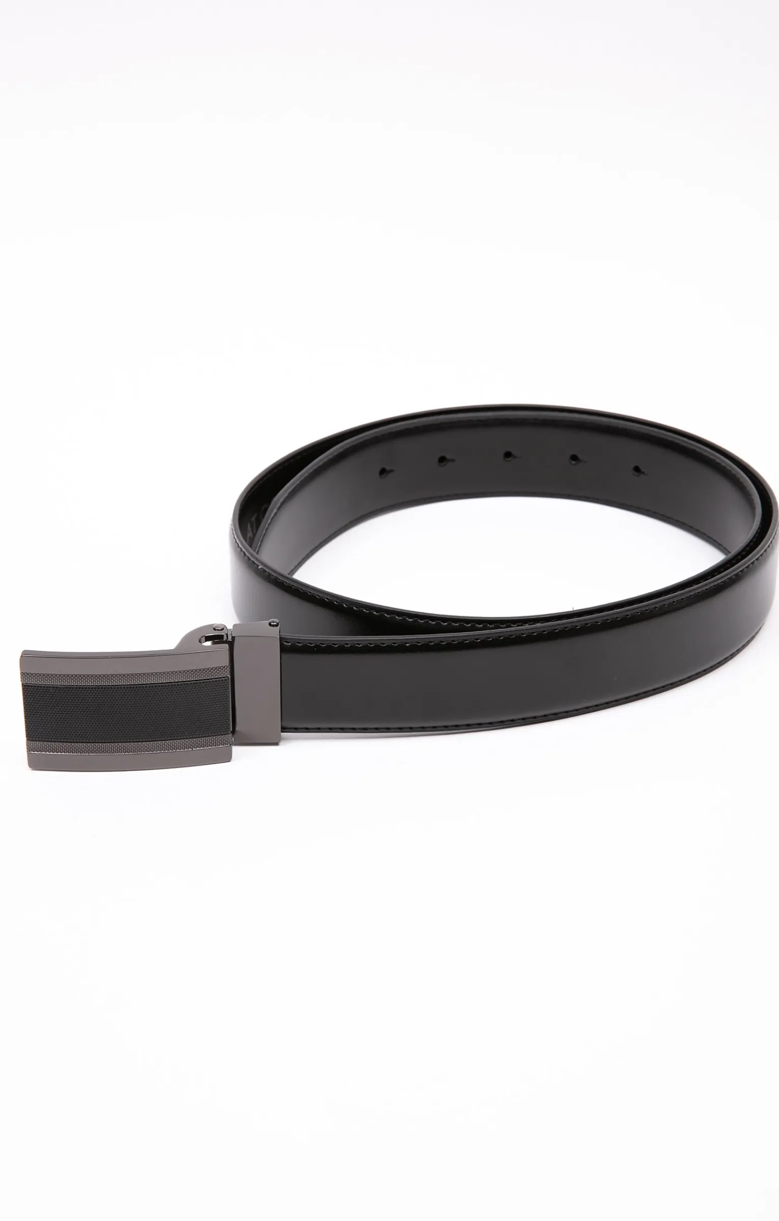 Accessoires<Armand Thiery Ceinture à plaque - Noir